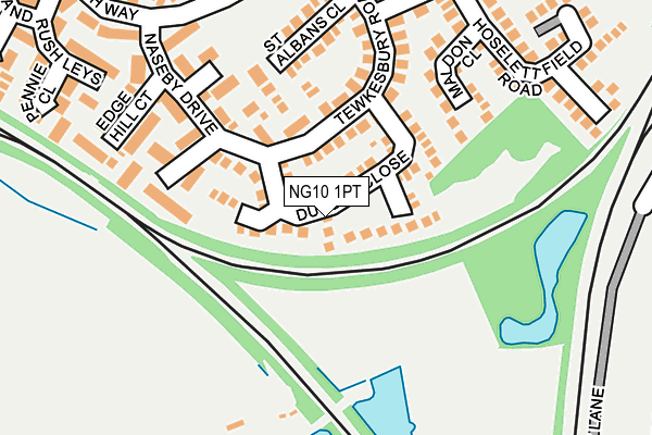 NG10 1PT map - OS OpenMap – Local (Ordnance Survey)