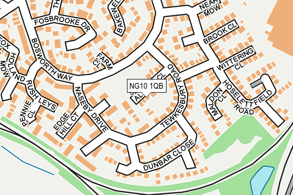NG10 1QB map - OS OpenMap – Local (Ordnance Survey)