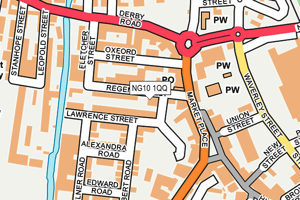 NG10 1QQ map - OS OpenMap – Local (Ordnance Survey)