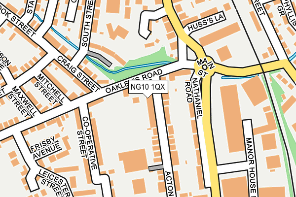 NG10 1QX map - OS OpenMap – Local (Ordnance Survey)