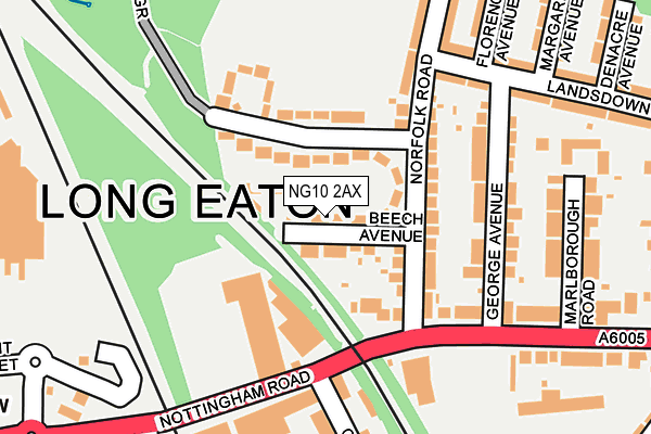 NG10 2AX map - OS OpenMap – Local (Ordnance Survey)