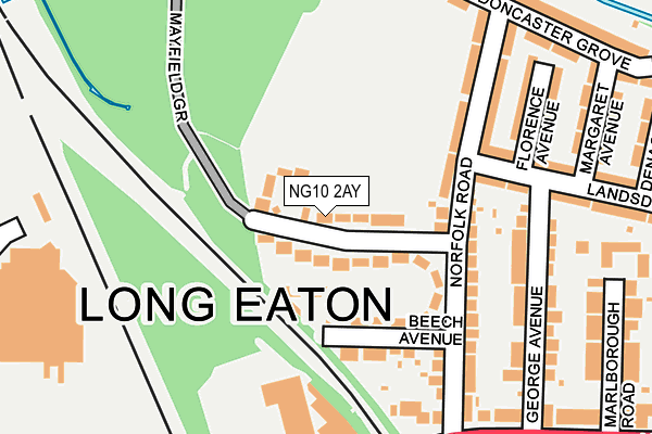 NG10 2AY map - OS OpenMap – Local (Ordnance Survey)