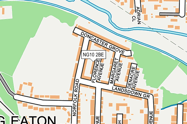 NG10 2BE map - OS OpenMap – Local (Ordnance Survey)