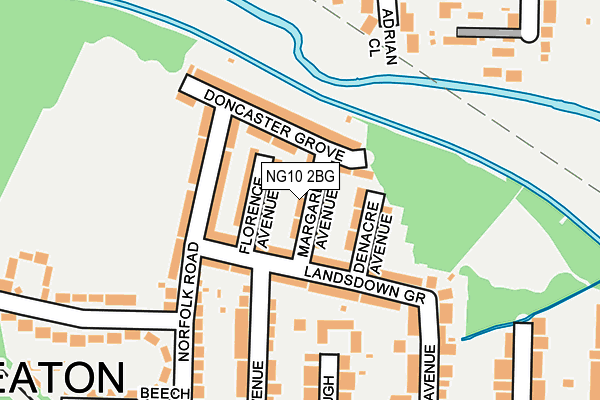 NG10 2BG map - OS OpenMap – Local (Ordnance Survey)