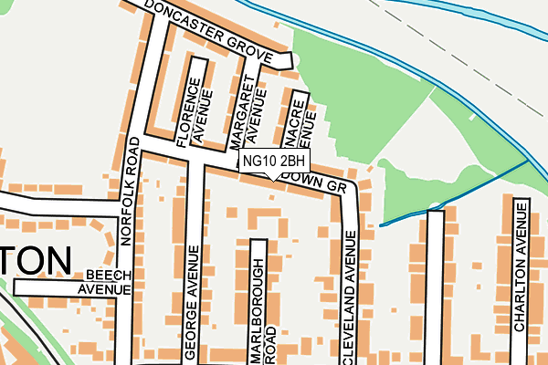 NG10 2BH map - OS OpenMap – Local (Ordnance Survey)