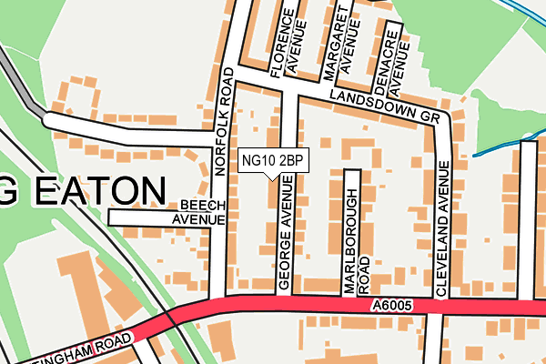 NG10 2BP map - OS OpenMap – Local (Ordnance Survey)