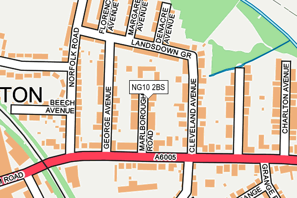 NG10 2BS map - OS OpenMap – Local (Ordnance Survey)