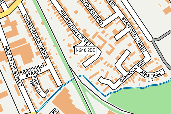 NG10 2DE map - OS OpenMap – Local (Ordnance Survey)