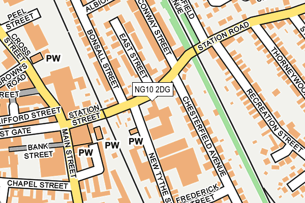 NG10 2DG map - OS OpenMap – Local (Ordnance Survey)