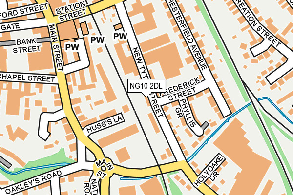 NG10 2DL map - OS OpenMap – Local (Ordnance Survey)