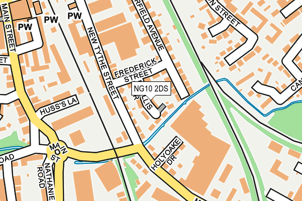 NG10 2DS map - OS OpenMap – Local (Ordnance Survey)