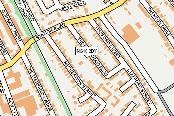 NG10 2DY map - OS OpenMap – Local (Ordnance Survey)