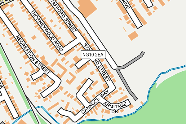 NG10 2EA map - OS OpenMap – Local (Ordnance Survey)