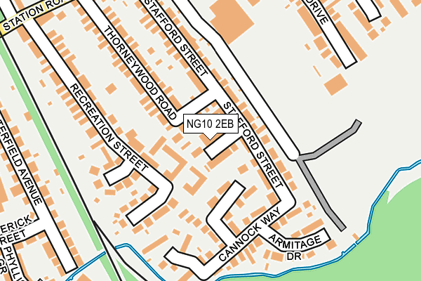 NG10 2EB map - OS OpenMap – Local (Ordnance Survey)