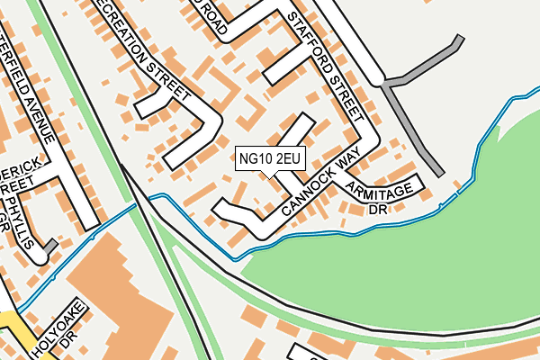 NG10 2EU map - OS OpenMap – Local (Ordnance Survey)