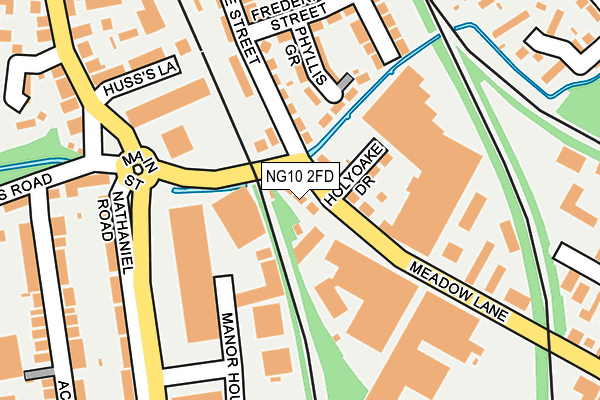 NG10 2FD map - OS OpenMap – Local (Ordnance Survey)