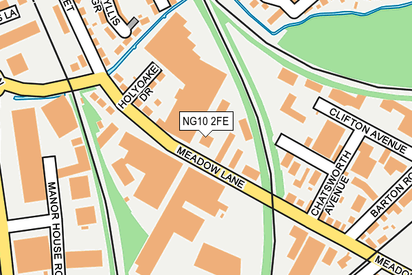 NG10 2FE map - OS OpenMap – Local (Ordnance Survey)