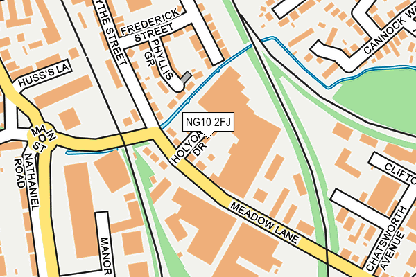 NG10 2FJ map - OS OpenMap – Local (Ordnance Survey)