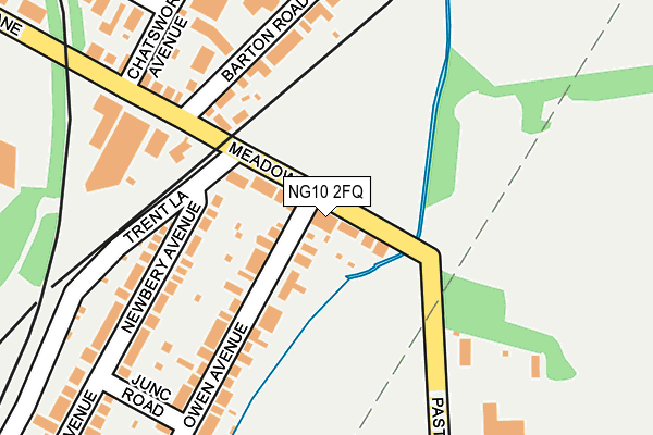 NG10 2FQ map - OS OpenMap – Local (Ordnance Survey)