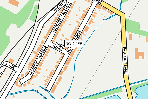 NG10 2FR map - OS OpenMap – Local (Ordnance Survey)