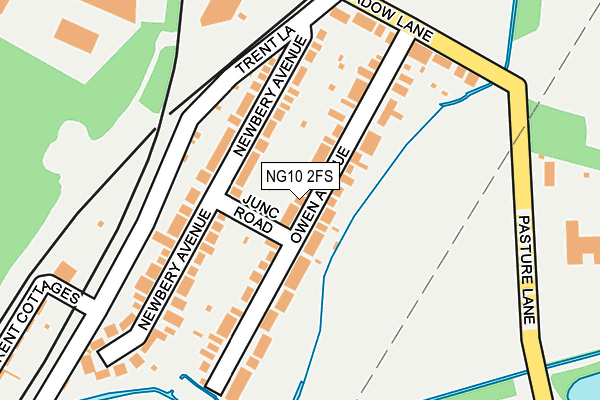 NG10 2FS map - OS OpenMap – Local (Ordnance Survey)