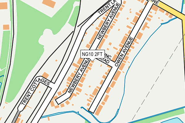 NG10 2FT map - OS OpenMap – Local (Ordnance Survey)