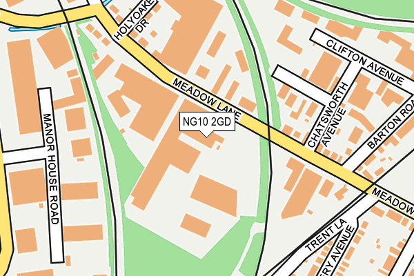 NG10 2GD map - OS OpenMap – Local (Ordnance Survey)