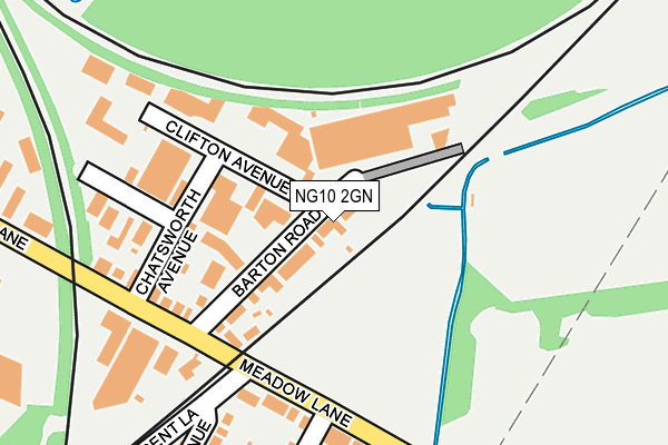 NG10 2GN map - OS OpenMap – Local (Ordnance Survey)