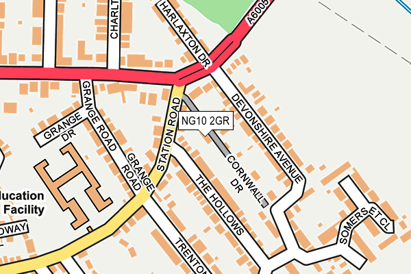 NG10 2GR map - OS OpenMap – Local (Ordnance Survey)