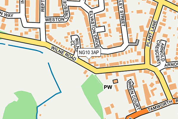 NG10 3AP map - OS OpenMap – Local (Ordnance Survey)