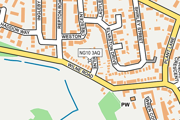 NG10 3AQ map - OS OpenMap – Local (Ordnance Survey)