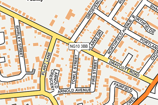 NG10 3BB map - OS OpenMap – Local (Ordnance Survey)