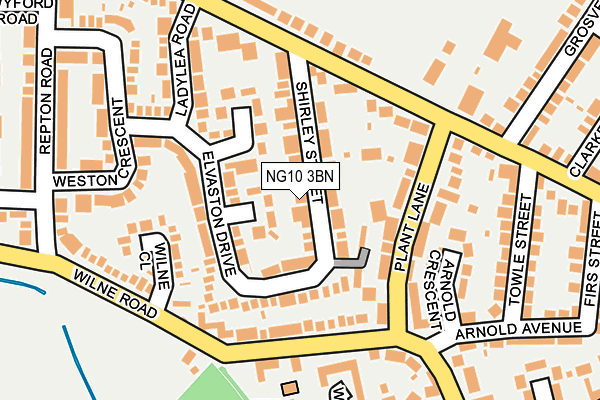 NG10 3BN map - OS OpenMap – Local (Ordnance Survey)