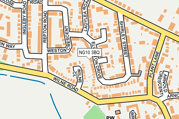 NG10 3BQ map - OS OpenMap – Local (Ordnance Survey)