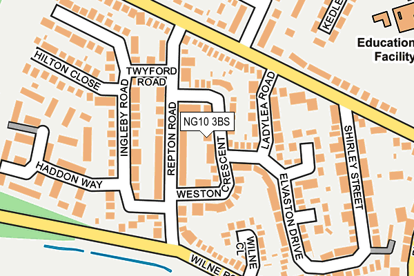 NG10 3BS map - OS OpenMap – Local (Ordnance Survey)