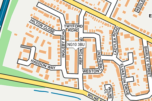 NG10 3BU map - OS OpenMap – Local (Ordnance Survey)