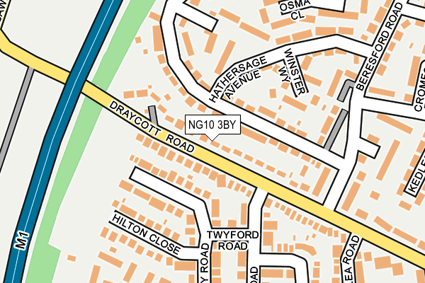 NG10 3BY map - OS OpenMap – Local (Ordnance Survey)