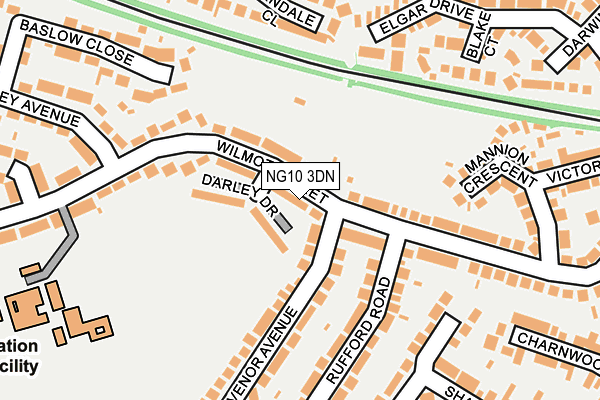 NG10 3DN map - OS OpenMap – Local (Ordnance Survey)
