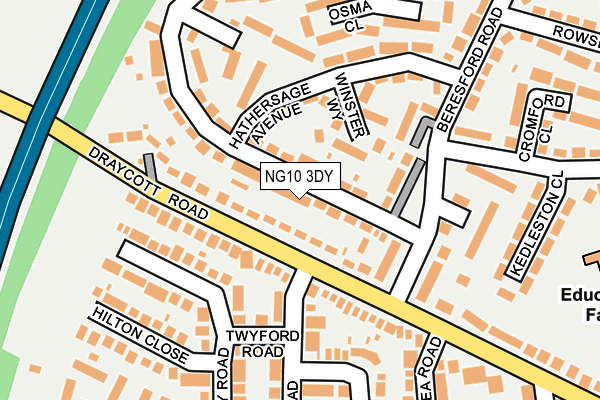 NG10 3DY map - OS OpenMap – Local (Ordnance Survey)