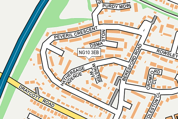 NG10 3EB map - OS OpenMap – Local (Ordnance Survey)