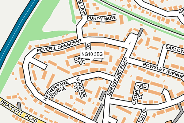 NG10 3EG map - OS OpenMap – Local (Ordnance Survey)