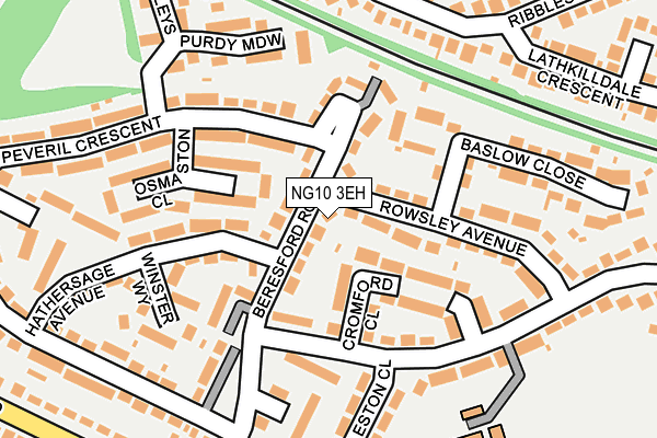 NG10 3EH map - OS OpenMap – Local (Ordnance Survey)