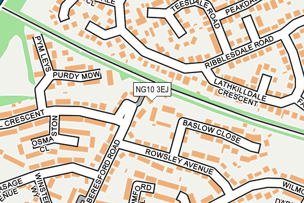 NG10 3EJ map - OS OpenMap – Local (Ordnance Survey)