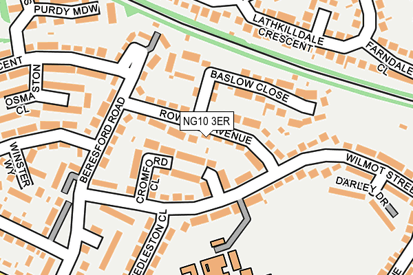 NG10 3ER map - OS OpenMap – Local (Ordnance Survey)
