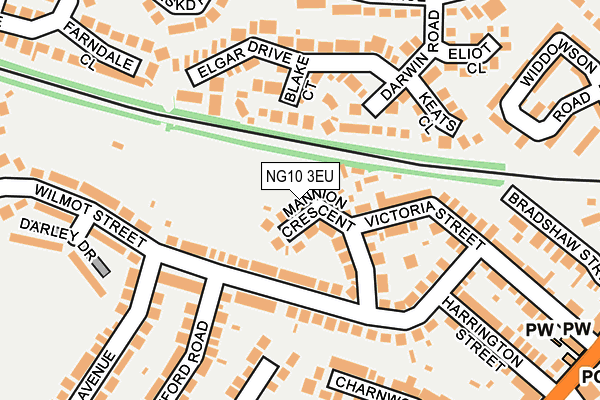 NG10 3EU map - OS OpenMap – Local (Ordnance Survey)