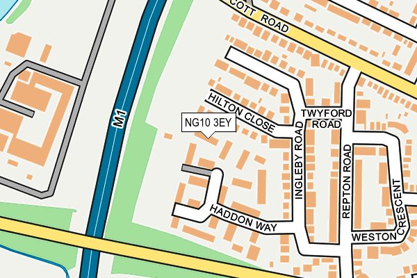 NG10 3EY map - OS OpenMap – Local (Ordnance Survey)