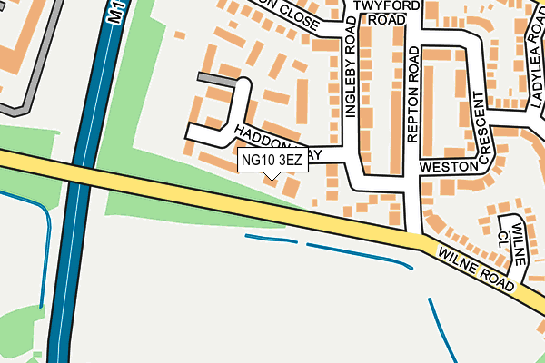 NG10 3EZ map - OS OpenMap – Local (Ordnance Survey)