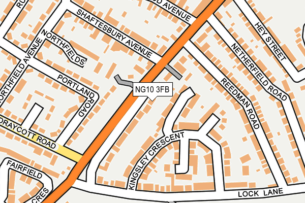 NG10 3FB map - OS OpenMap – Local (Ordnance Survey)