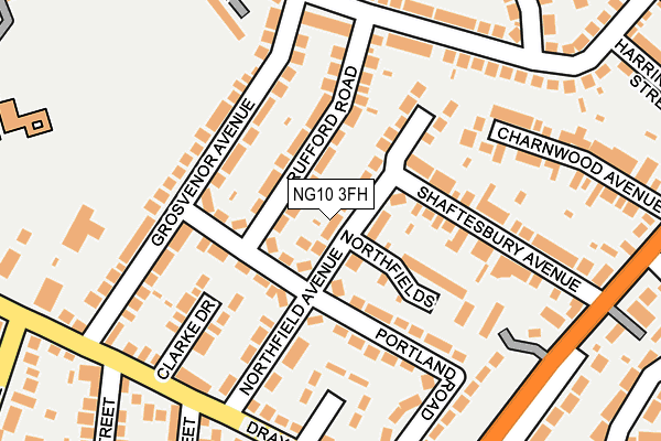 NG10 3FH map - OS OpenMap – Local (Ordnance Survey)