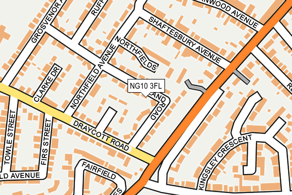 NG10 3FL map - OS OpenMap – Local (Ordnance Survey)